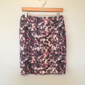Floral Talbots Watercolor Skirt Size 6P